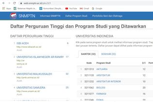 Pendaftaran SNMPTN Dimulai Besok, Ini Cara Mendaftar dan Kuotanya