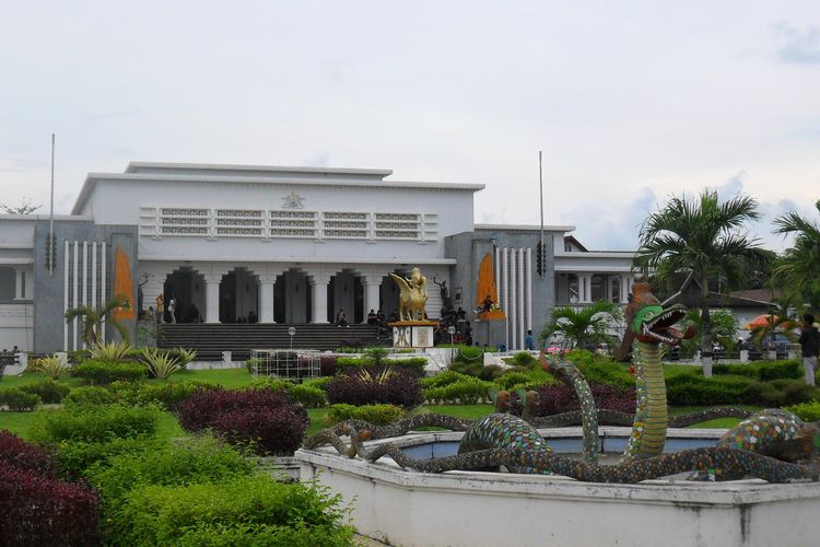 Museum Mulawarman di Tenggarong, Kutai Kartanegara, Kalimantan Timur.