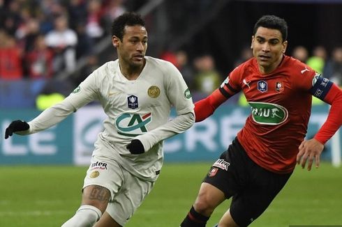 Rennes Vs PSG, Comeback Rennes Buat Neymar dkk Gagal Juara