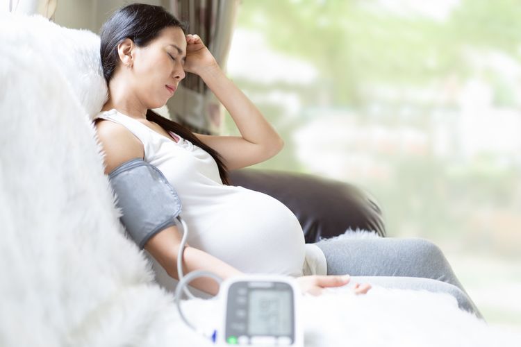 Ilustrasi tekanan darah rendah selama kehamilan