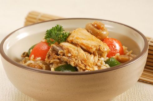 Resep Nasi Gurih Sapo Ayam Tomat, Bekal Kantor Bergizi