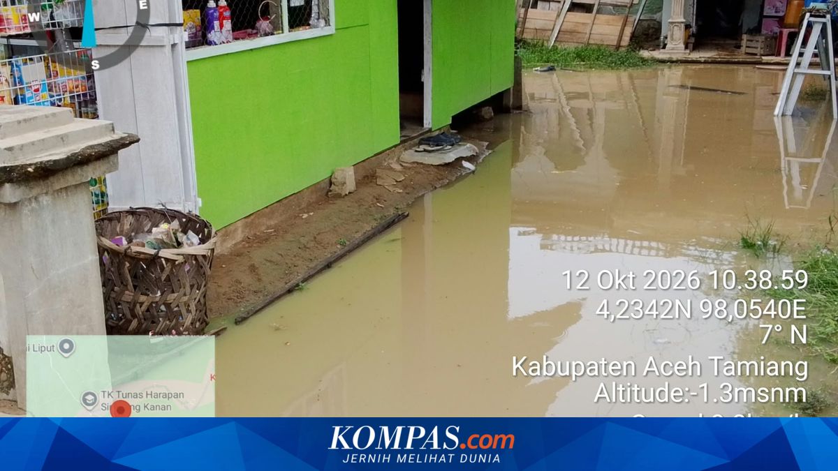 Banjir Aceh Tamiang Rendam 9 Kecamatan, Ketinggian Air Capai 1,5 Meter