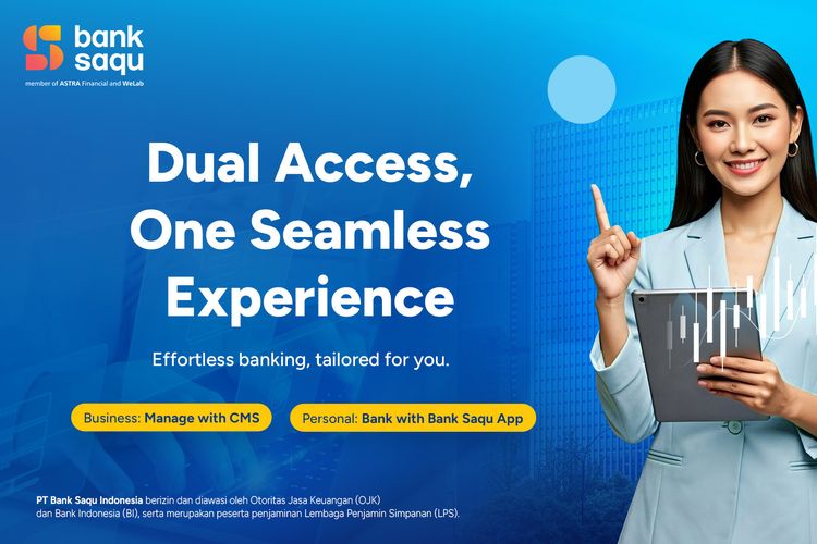  PT Bank Saqu Indonesia (Bank Saqu) memperkuat layanannya untuk mendukung pelaku usaha.