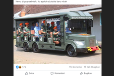 Viral, Foto Mobil Bertuliskan Batalyon Komando 464 Kopasgat Disebut Warganet Odong-odong Militer, Kendaraan Apa Itu?