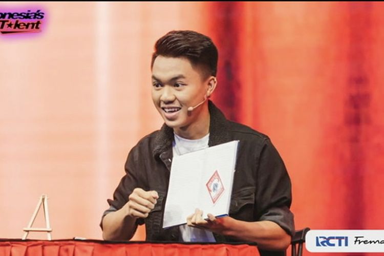 Aaron Nathanael di tayangan Indonesia’s Got Talent pada Selasa (30/8/2022).