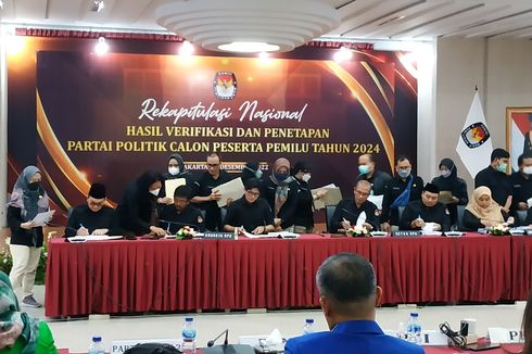 Resmi, 17 Parpol Lolos Jadi Peserta Pemilu 2024, Ini Daftarnya...