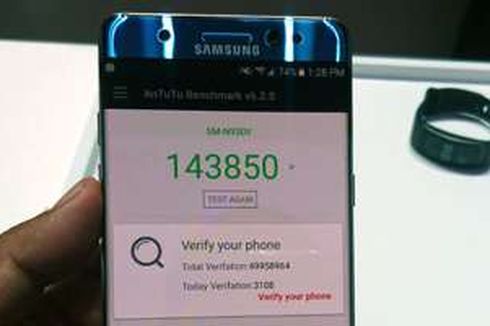 Menguji Performa Galaxy Note 7 dengan AnTuTu