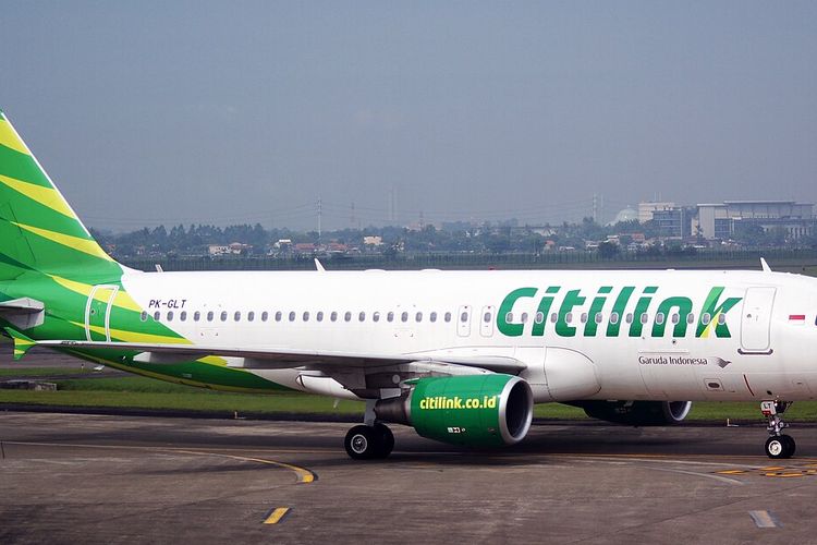 Ilustrasi pesawat Citilink Indonesia.