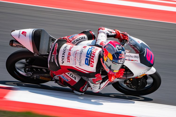 Veda Ega Pratama saat berlaga pada MotoGP Indonesia 2026