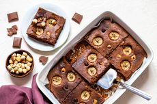 Resep Brownies Pisang Panggang, Empuk, Manis, dan Praktis