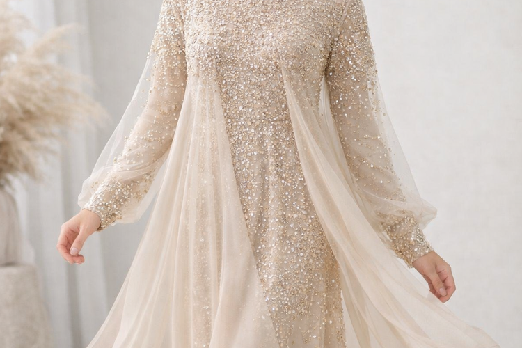 Detail Payet dan Kombinasi Organza
