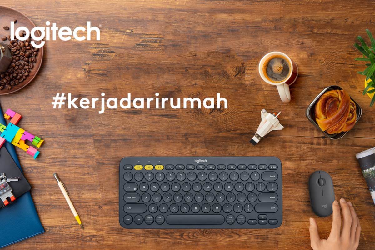 Tips sederhana dari Logitech agar bekerja atau belajar di rumah tetap produktif dan nyaman