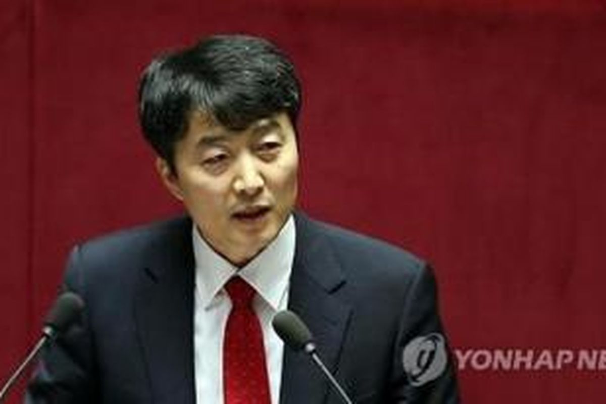 Anggota parlemen Lee Seok-ki yang dituduh hendak menggulingkan pemerintahan Korea Selatan.