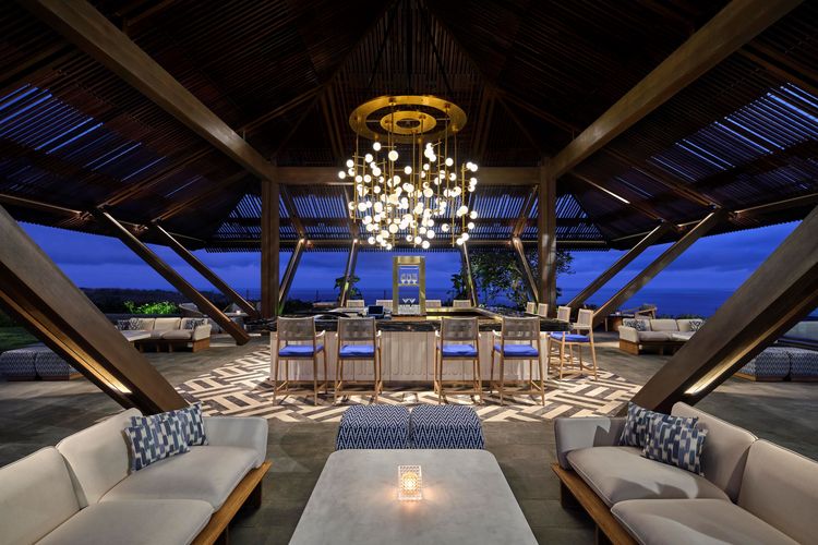 Lanskap dan desain interior Umana Bali LXR Hotels & Resorts dirancang WATG | Wimberly Interiors.