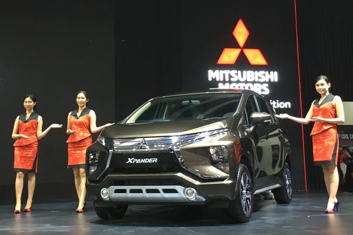 Mitsubishi meluncurkan dua varian baru Xpander, termasuk pilihan warna baru coklat metalik di GIIAS, Kamis (2/8/2018)