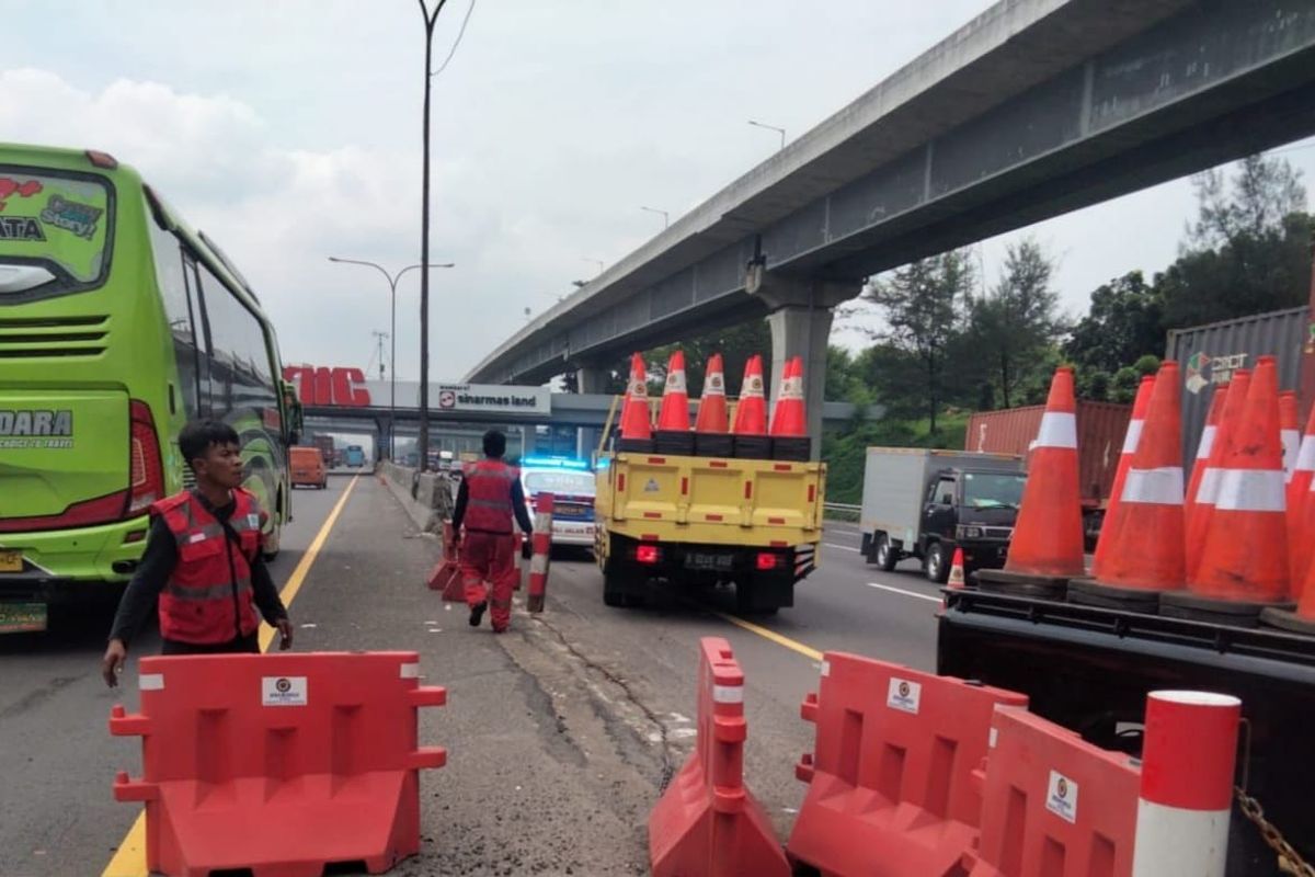 Jasa Marga hentikan contraflow, Rabu (27/4/2022) pukul 11.00 WIB