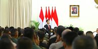Gaya Pidato Gibran di Hadapan TNI-Polri Peserta Pendidikan Lemhannas