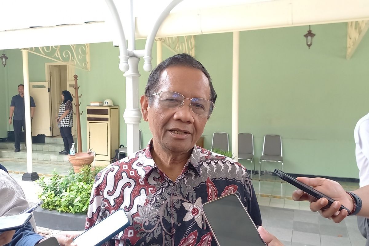 Mahfud MD saat ditemui di Kantor Gubernur DIY, Kompleks Kepatihan, Kota Yogyakarta, Kamis (4/9/2025)