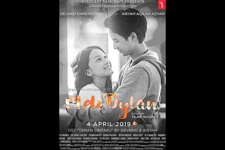 Poster film Melodylan (2019),dibintangi Devano Danendra dan Aisyah Aqilah, tayang di VIU