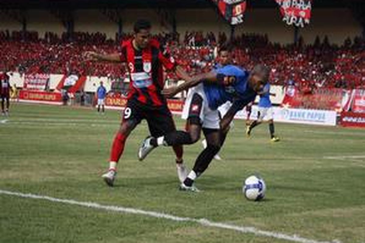 Ilustrasi pertandingan Persipura