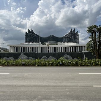 Istana Kepresidenan di Kawasan Inti Pusat Pemerintahan (KIPP), Ibu Kota Nusantara (IKN)