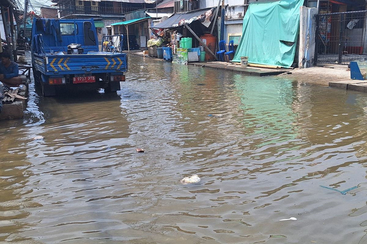 10 wilayah di Jakarta Utara berpotensi mengalami banjir rob di pertengahan Desember ini.