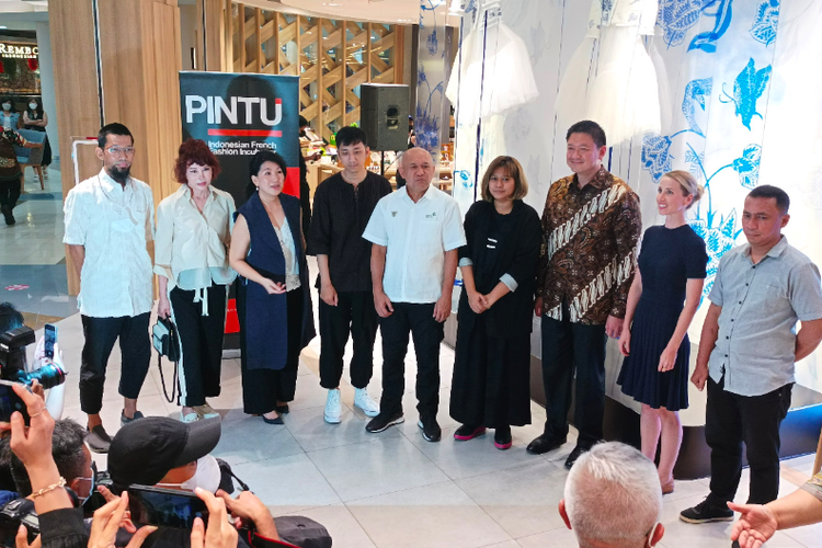 Konferensi pers PINTU Incubator 2.0 di Summarecon Mall, Kelapa Gading, Jakarta, empat brand lokal yang akan tampil di Paris Trade Show 2023