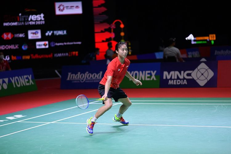 Yeo Jia Min saat berlaga di Indonesia Open 2021.