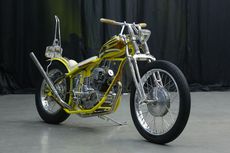 Yamaha Scorpio Chopper Bobber Terinspirasi Mooneyes