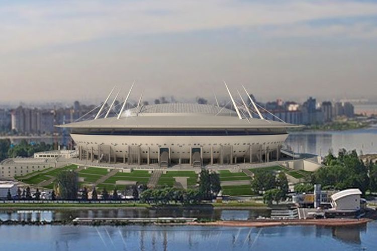 Stadion Saint Petersburg di Rusia.
