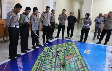 Rapat koordinasi pengamanan untuk peringatan Haul Habib Ali bin Muhammad Al Habsyi ke-114, di Kepolisian Resor Kota (Polresta) Solo, Jawa Tengah