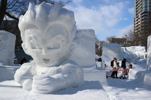 BERITA FOTO: Asyiknya Liburan Musim Salju di Hokkaido Jepang