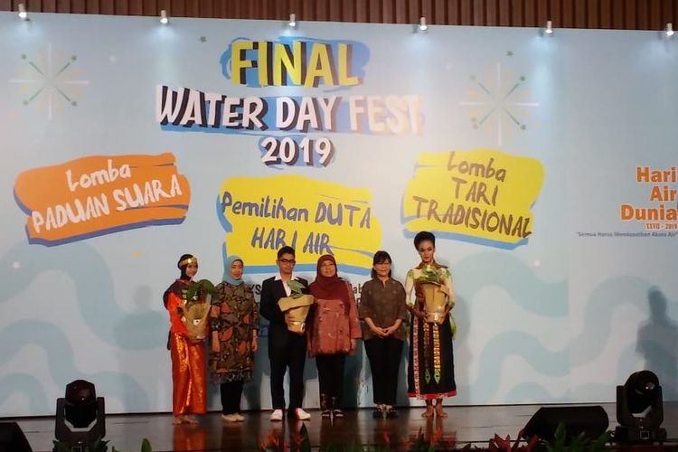 Pemilihan Duta Hari Air dalam kegiatan Water Day Festival 2019 yang diadakan oleh Kementerian PUPR.