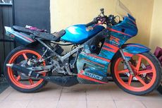 Suzuki RGR Ini Terbakar Gara-gara Las