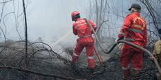 Pertamina Kerahkan 206 Personel Pemadam Kebakaran untuk Bantu Atasi Karhutla di Sumsel