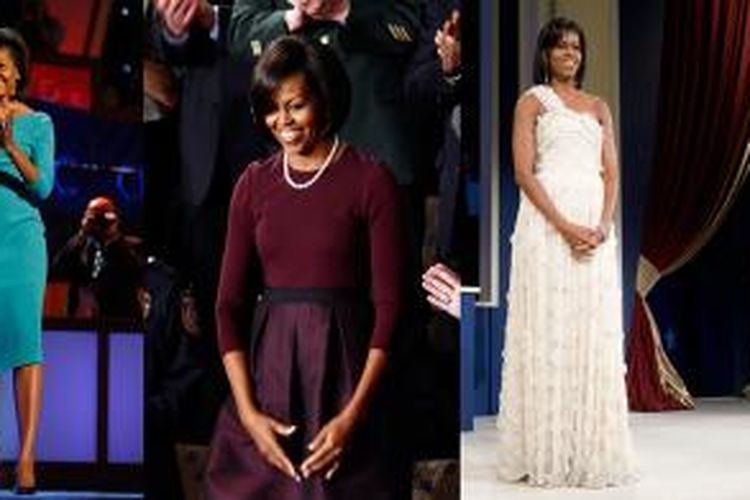 Berbagai penampilan Michelle Obama di depan publik.