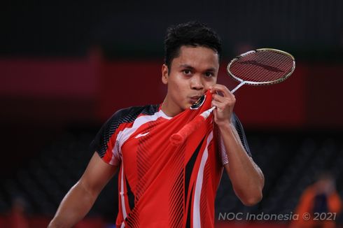 Kata Anthony Ginting Usai Memastikan Tiket Semifinal Olimpiade Tokyo 2020