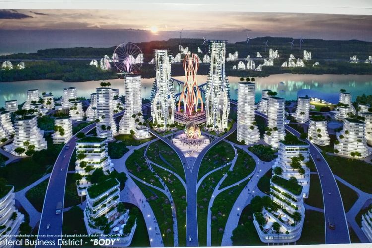 Pemenang kedua sayembara gagasan desain kawasan ibu kota negara baru dengan judul The Infinite City