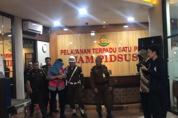 Direktur PT Maxima Integra Joko Hartono Tirto di Gedung Bundar, Kejagung, Jakarta Selatan, Kamis (6/2/2020).