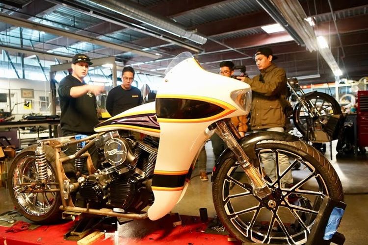 Builder Indonesia serap ilmu di Arlen Ness Motorcycles