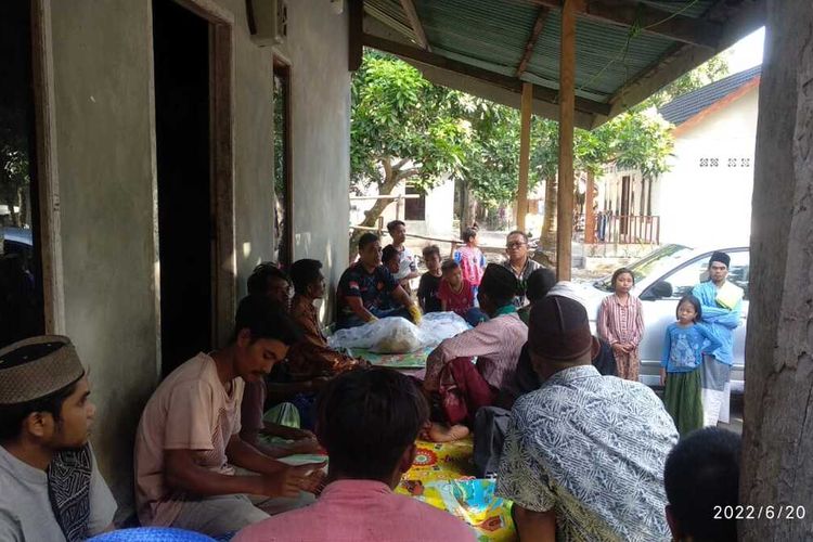 TKP penemuan tengkorak manusia di Lombok Tengah, Minggu (19/6/2022)