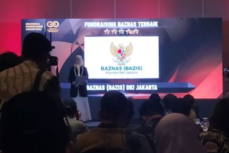 Baznas pada pergelaran Indonesia Fundraising Award 2022, Selasa 30 November 2022 di Jakarta.