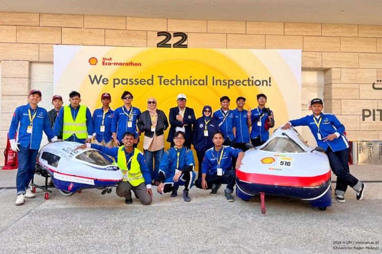 Semeru Team UM rebut podium Shell Eco-marathon 2026.