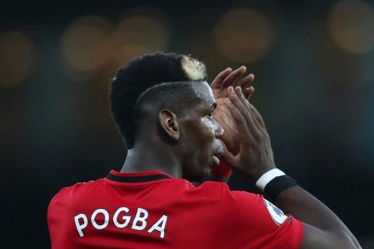 Gelandang Manchester United Paul Pogba