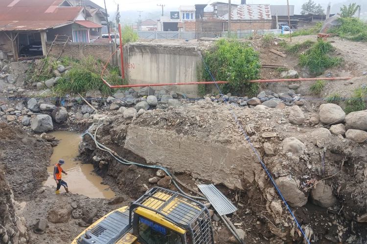 2 Tahun usai Lahar Marapi, Jembatan Bukik Batabuah yang Sempat Ditinjau Jokowi Akhirnya Dibangun