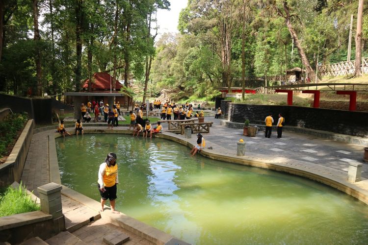 Glamping Lakeside Rancabali, Ciwidey, Kabupaten Bandung, Kamis (2/8/2018).