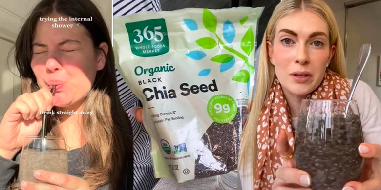 Minuman pencahar dari chia seed. Minuman chia seed yang viral disebut bisa membantu diet dan pencernaan, tetapi ahli gizi mengingatkan bahwa manfaatnya tidak instan dan perlu dikonsumsi dengan hati-hati.