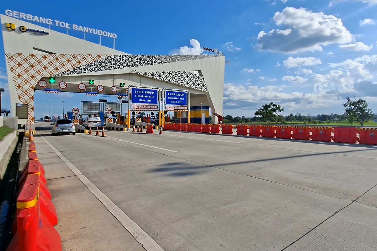 Pengujung Libur Lebaran, Arus Kendaraan di Gerbang Tol Banyudono Kembali Lancar