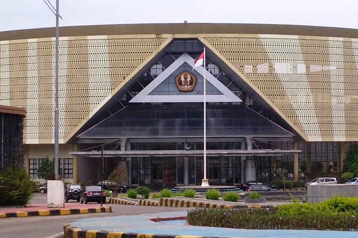 Gedung Rektorat Universitas Padjadjaran di Jatinangor, Sumedang.