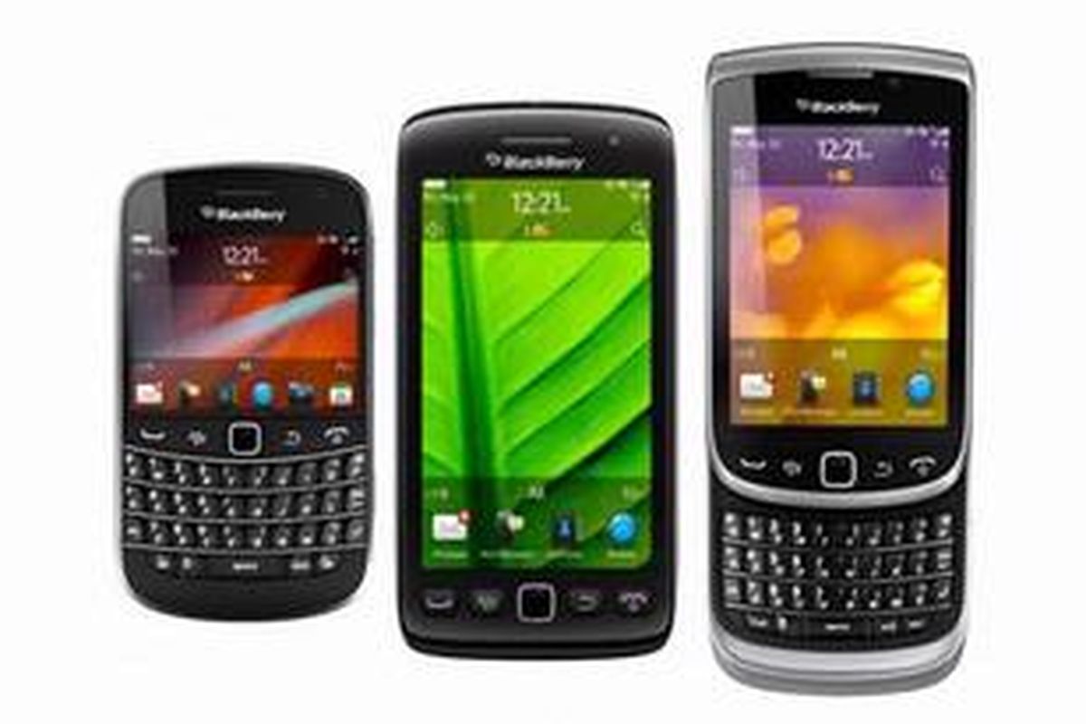 Smartphone BackBerry buatan Research In Motion (RIM)